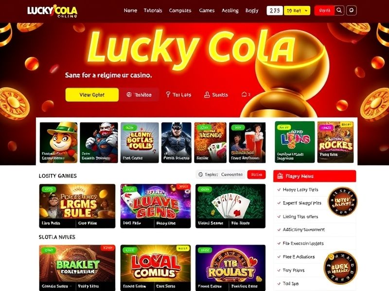 Welcome to Lucky Cola, the premier online gambling platform offering thrilling casino games, exclusive promotions, and real money rewards. Discover how to play at lucky cola.com and take advantage of our welcome bonuses for new and existing players.